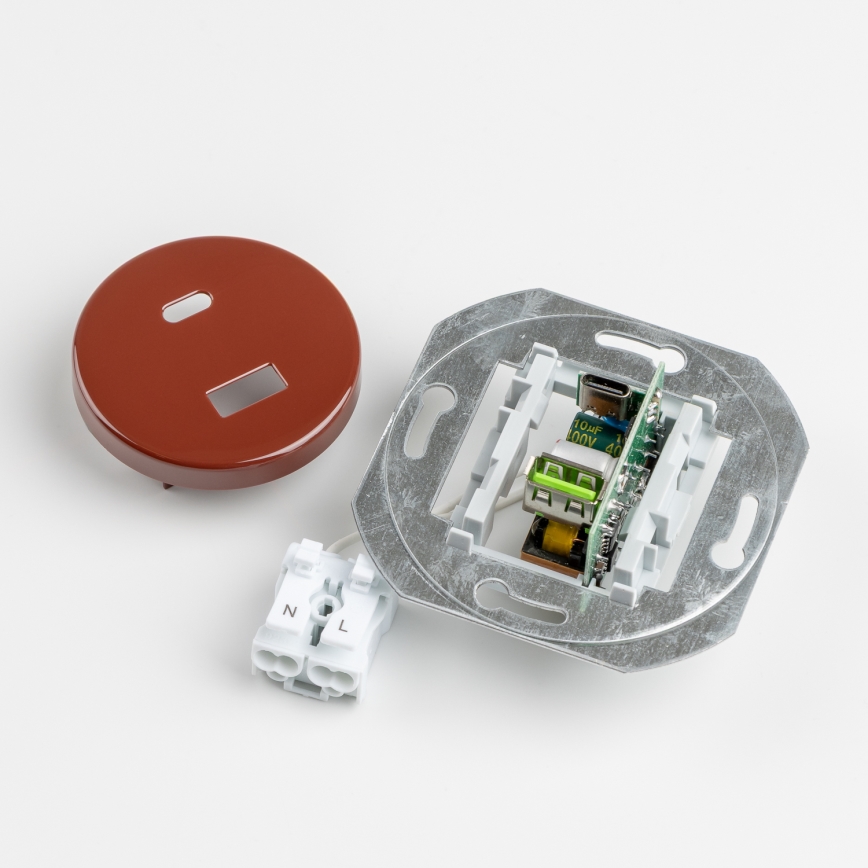 Kliklap - Retro A+C USB aljzat kerettel, barna