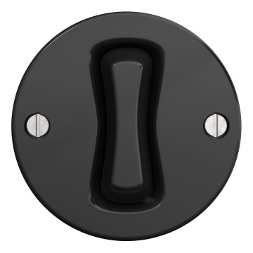 Kliklap - Retro egypólus kapcsoló keret nélkül 1-es fekete