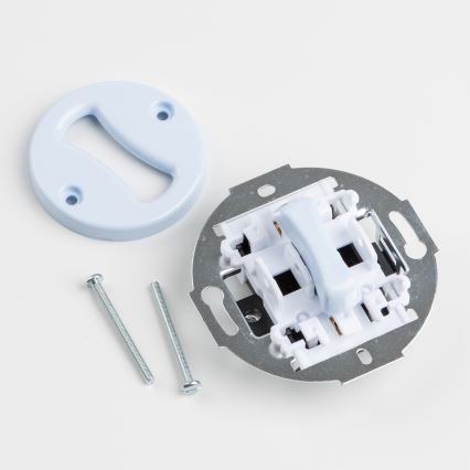 Kliklap - Retro egypólus kapcsoló keret nélkül 1-es kék