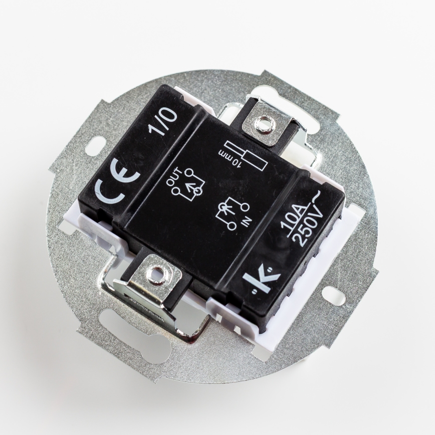 Kliklap – retro, keretes kék gomb