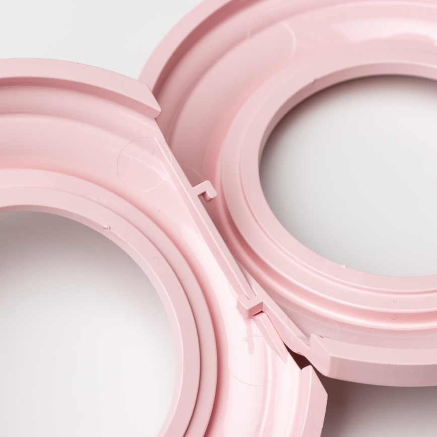 Kliklap - Retro középső keret antik rózsaszín