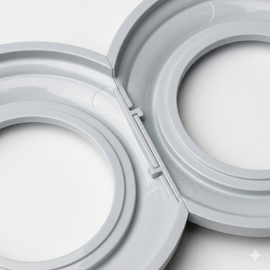 Kliklap - Retro középső keret szürke