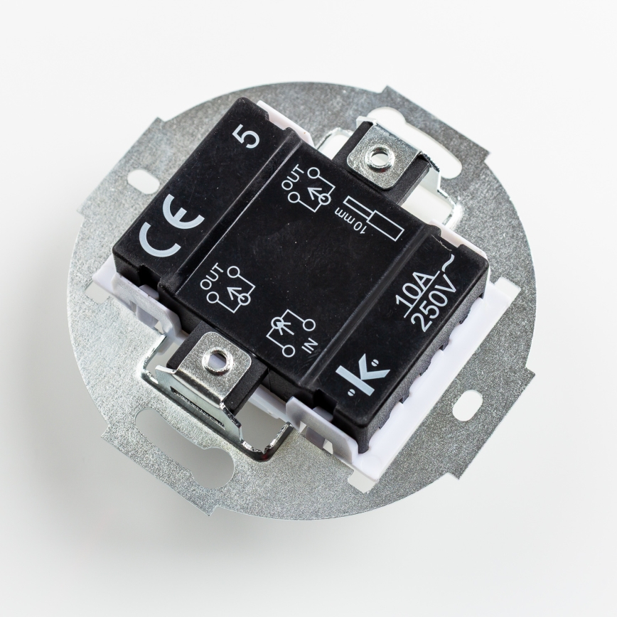 Kliklap - Retro sorozatkapcsoló keret nélkül 5-ös antracit