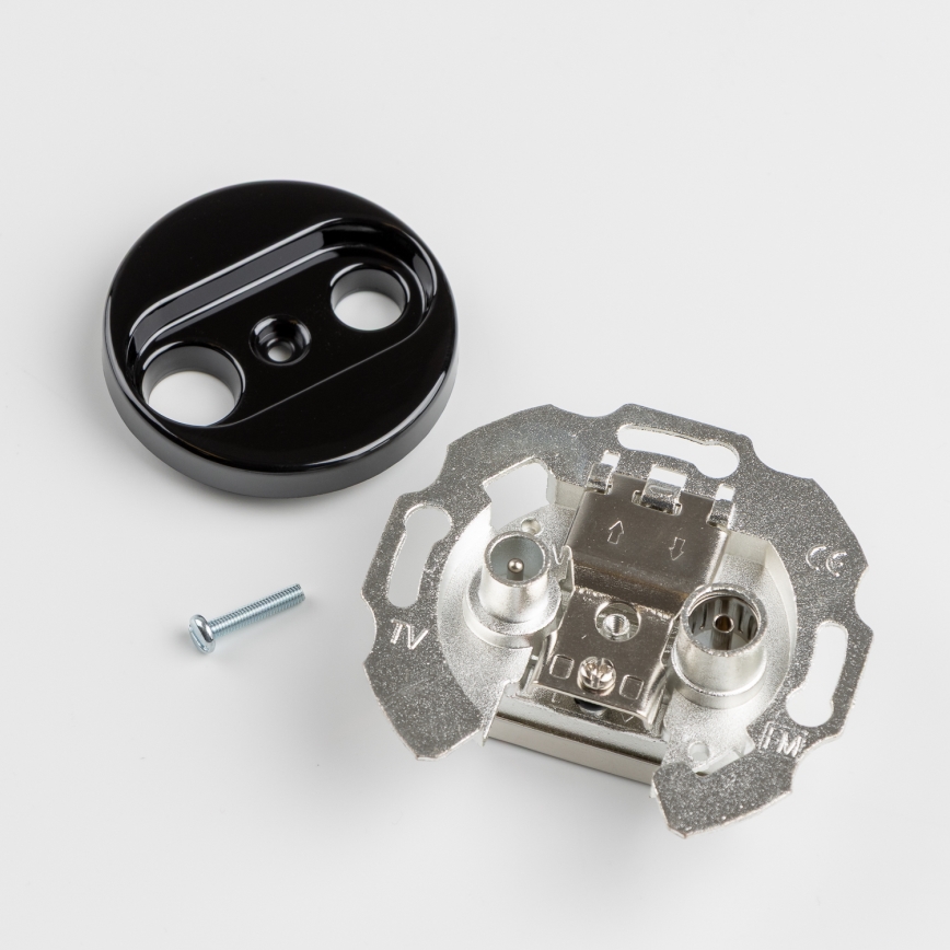 Kliklap - Retro TV+R aljzat (folyamatos) keret nélkül fekete