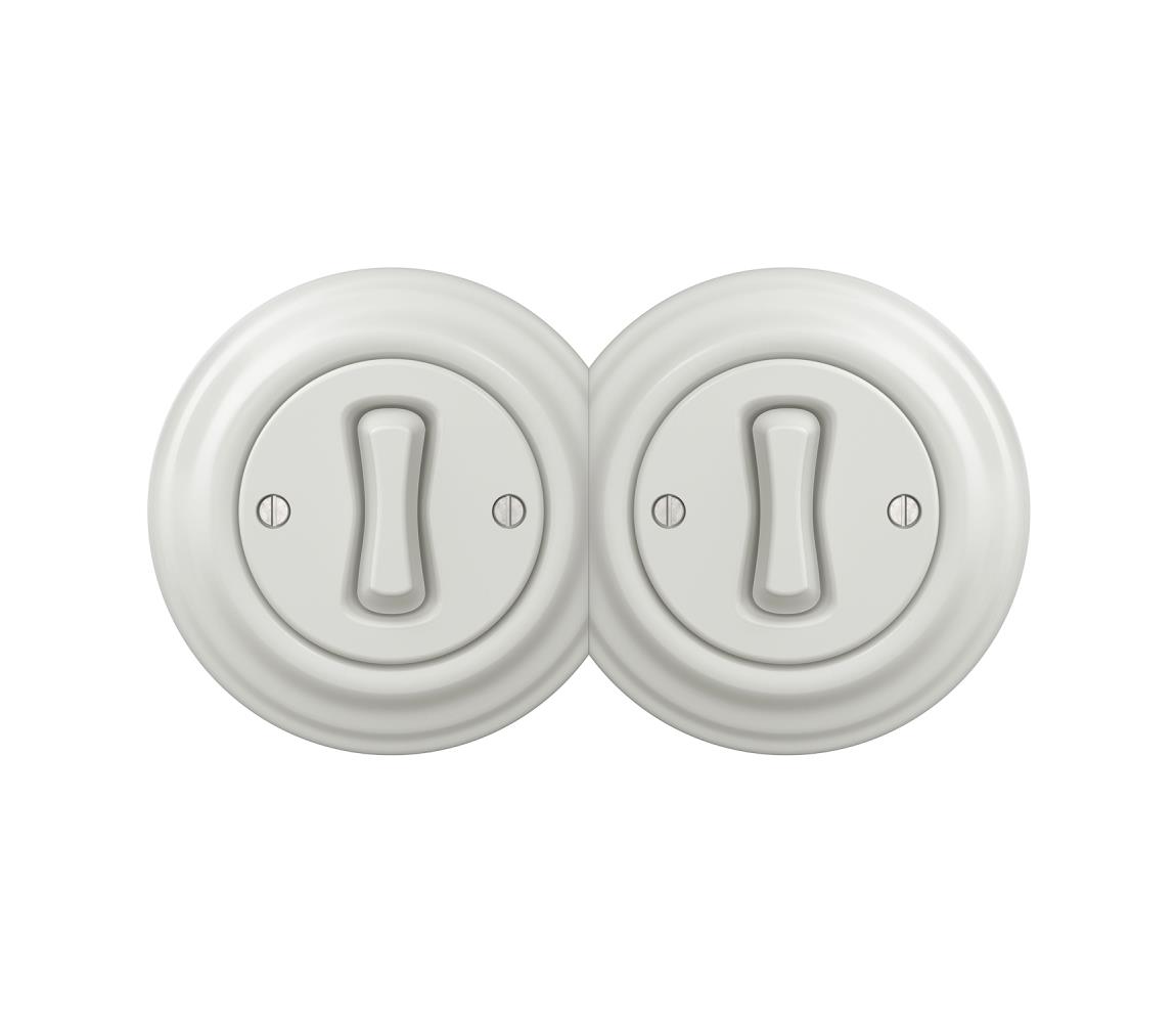 lap – Dupla retro egypólusú kapcsoló, 1