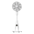 Ködpermetes álló ventilátor 50W/230V 126 cm fehér + távirányítóval