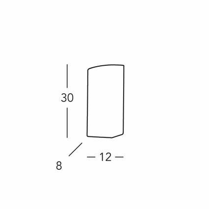 Kolarz 218.62 - Fali lámpa CASABLANCA 1xE27/60W/230V fehér