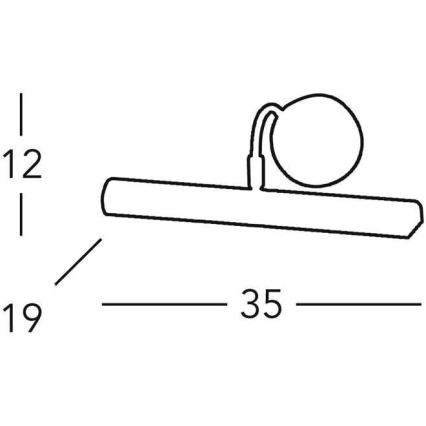 Kolarz 2237.62.6 - Szabályozható képmegvilágító LOUVRE 2xG9/40W/230V