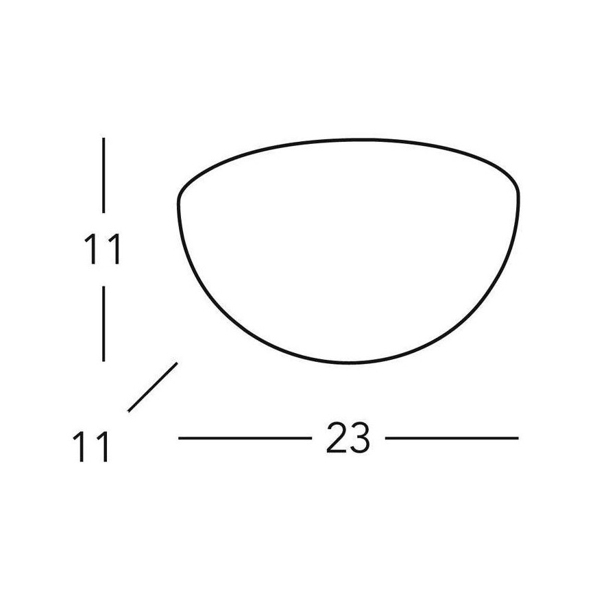 Kolarz 588.66 - Fali lámpa BISQUITT 1x E27/75W/230V