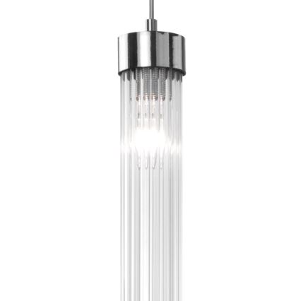 Kolarz 6009.30150 - Csillár zsinóron RAGGIO 1xE14/25W/230V ezüst