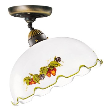Kolarz 731.10.114 - NONNA felületre szerelhető csillár 1xE27/75W/230V átm. 30 cm bordó/eper