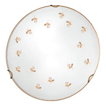 Kolarz 731.11.4.160 - NONNA fali lámpa 1xE27/60W/230V, átmérő 30 cm, virágmintás, rózsaarany