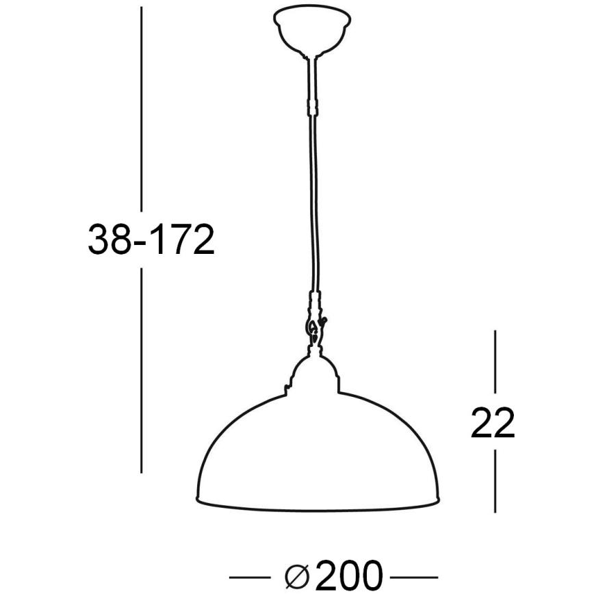 Kolarz 731.30.21 - Csillár zsinóron NONNA 1x E27/75W/230V zöld