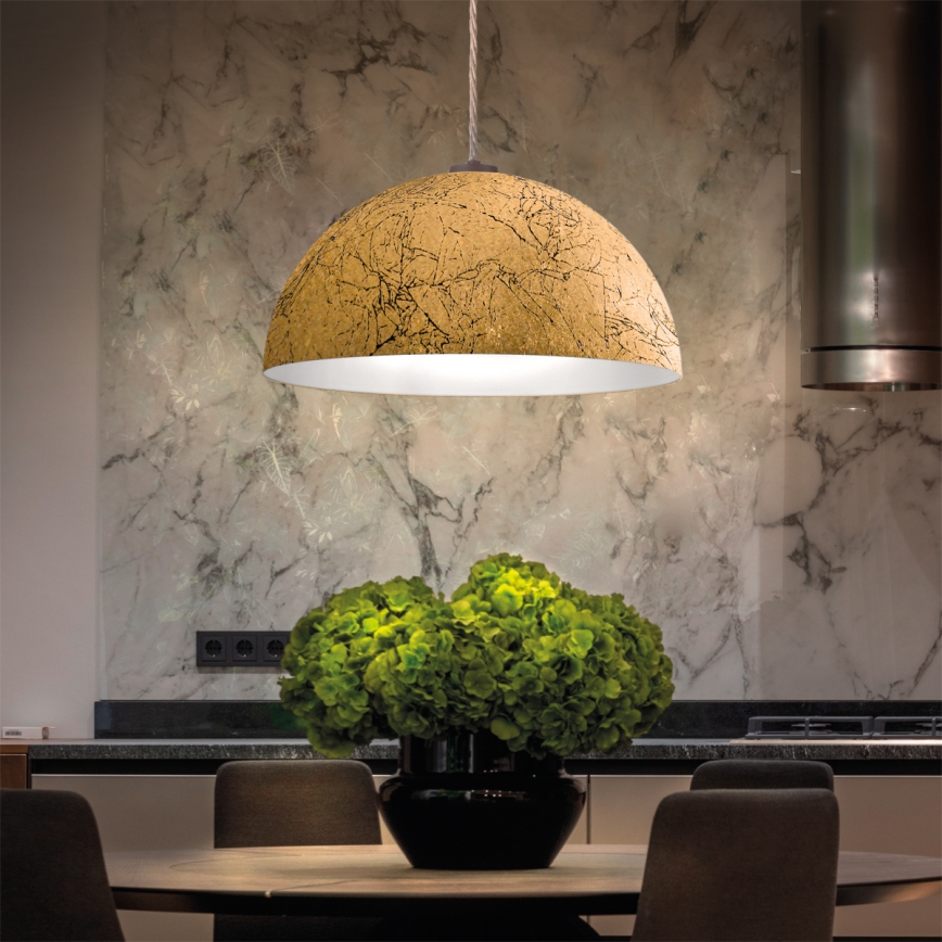 Kolarz A1339.31.Co.VinAu/40 - CULT függeszték 1xE27/100W/230V, 40 cm átmérő, arany színű, kábelre szerelve