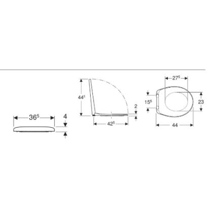 Kolo K90123000 - WC-ülőke Rekord duroplast/fehér