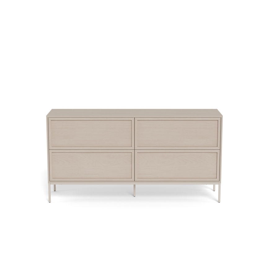 Komód ALIN 157x40 cm taupe