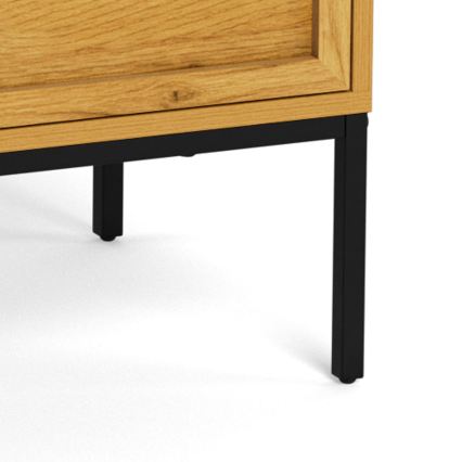 Komód ALIN 80x40 cm világosbarna