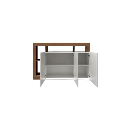 Komód LENOR fehér/tölgy