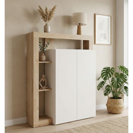 Komód LENOR kasmír/barna