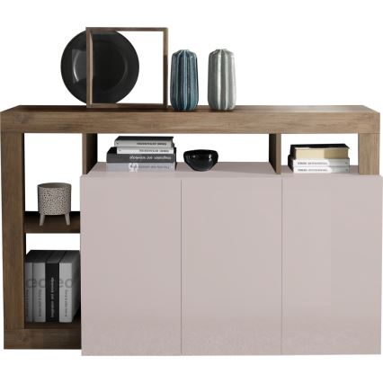 Komód LENOR kasmír/tölgy