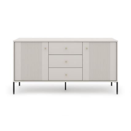 Komód LUE bézs/fekete