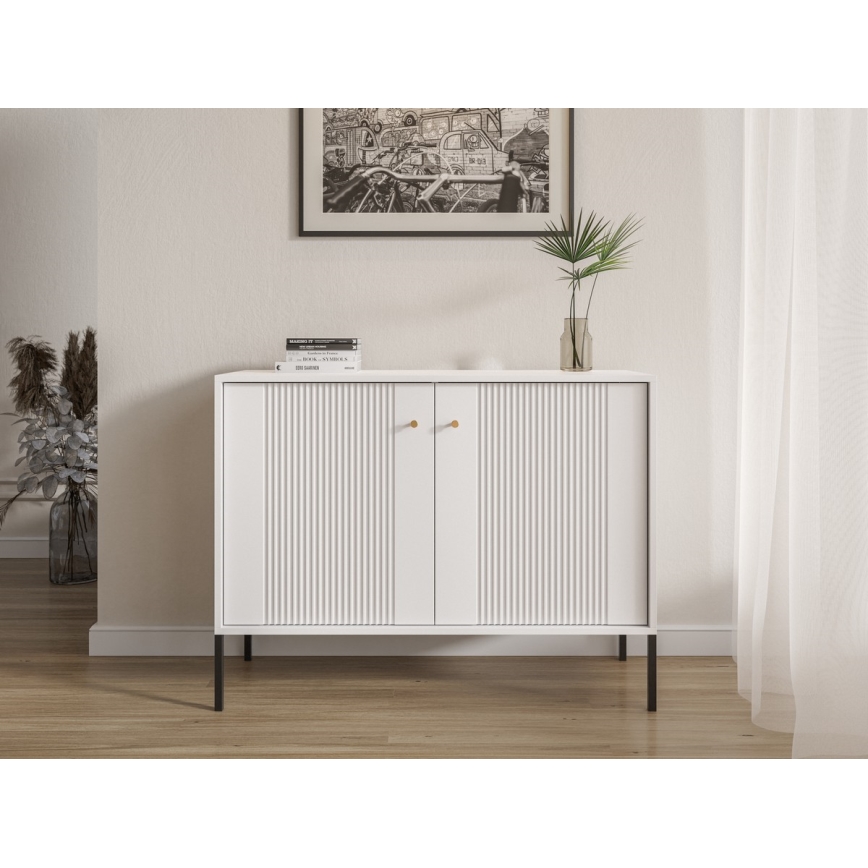 Komód LUE fehér/fekete