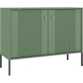 Komód LUE zöld/fekete