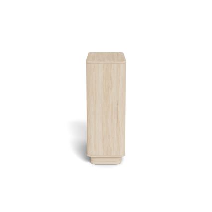 Komód MADERA 90x107 cm, fehér tölgy