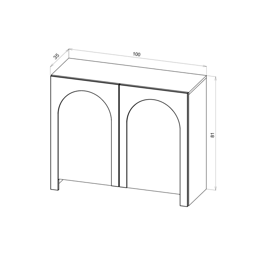 Komód NIO kasmír/bézs