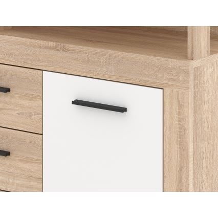 Komód RUNA sonoma tölgy/fehér