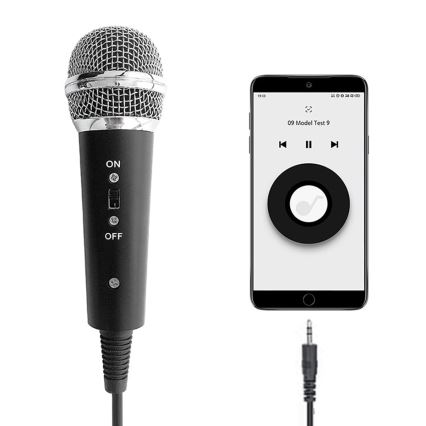 Kondenzátor mikrofon POP filterrel JACK 3,5 mm