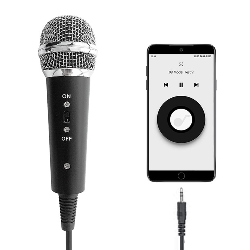 Kondenzátor mikrofon POP filterrel JACK 3,5 mm