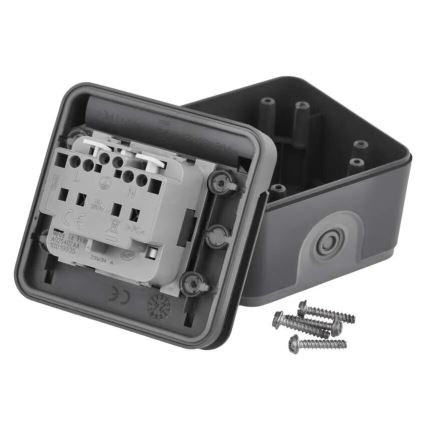 Konnektor nedves környezetbe IP55