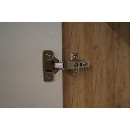 Konyhablokk MARINA 180 cm, craft tölgy/fényes fehér