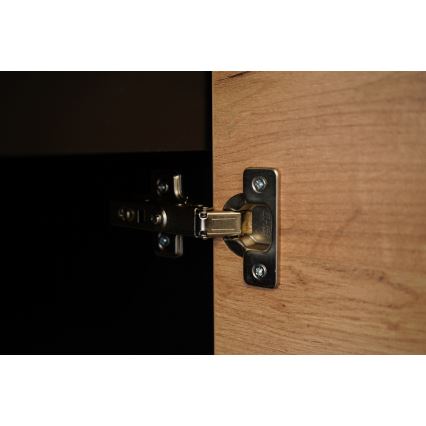 Konyhabútor MARINA 180 cm Craft tölgy/fényes fekete