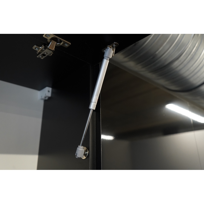 Konyhabútor MARINA 240 cm Craft tölgy/fényes fekete