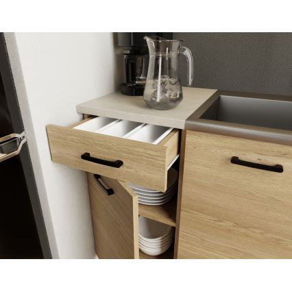 Konyhabútor PATRICIA 180 cm tölgy