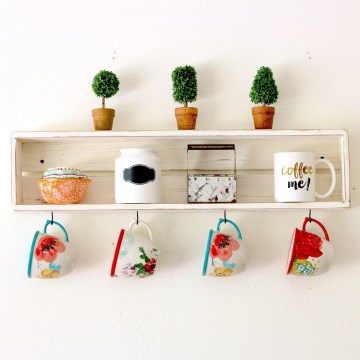 Konyhai fali polc 21x70 cm fenyő fehér