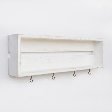Konyhai fali polc 21x70 cm fenyő fehér