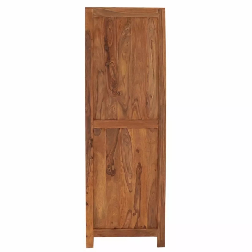 Könyvespolc GANI 180x60 cm tömör fa/rózsafa