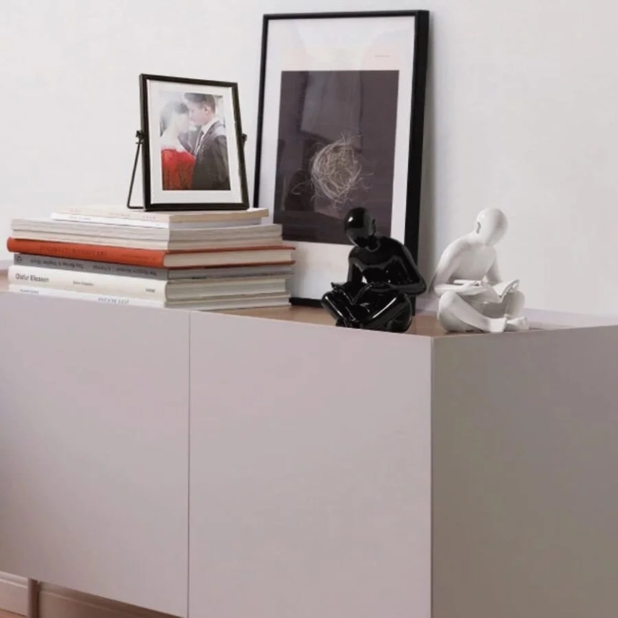 Könyvtámasz 17,5x13x14 cm fekete/fehér