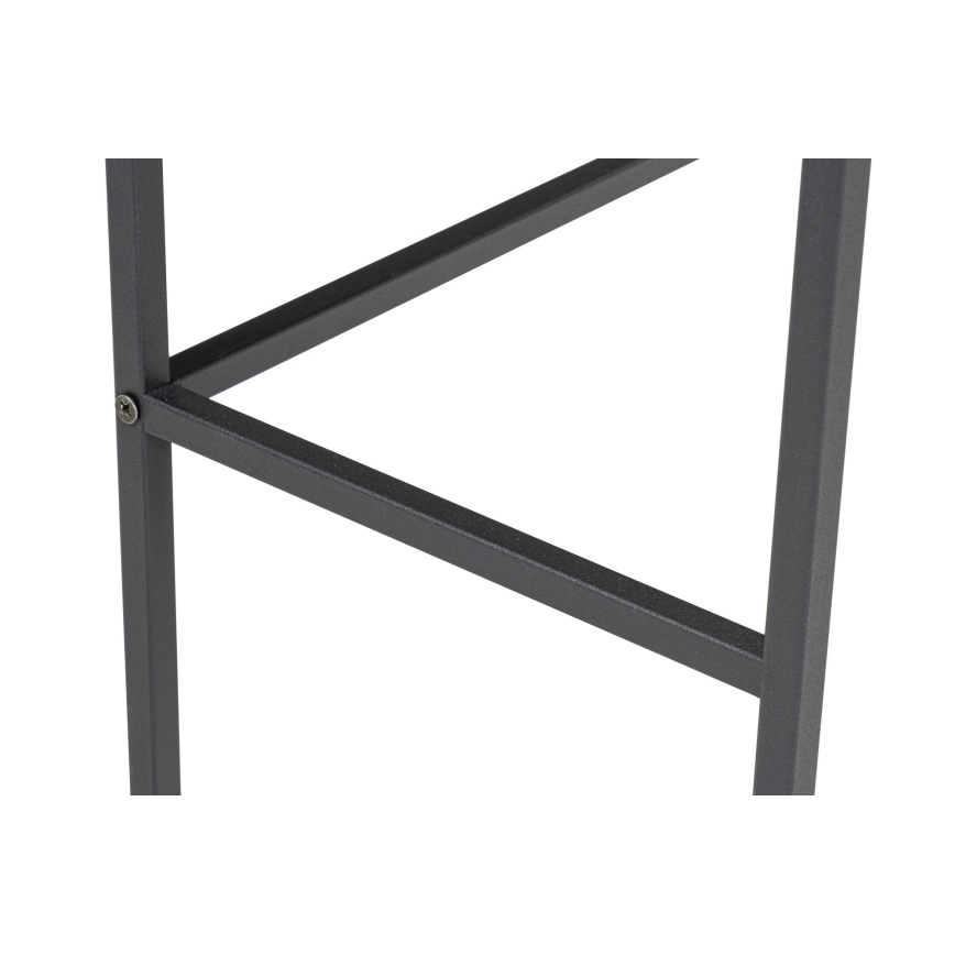 Konzolos asztal CANVAS 80x100 cm fenyő atlantic/fekete