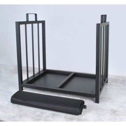 Kosár tűzifának 50x50,5 cm fekete