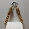 Kötél WC-papír tartó BORU 22x14 cm barna