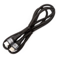 Kötött USB-kábel USB-C / USB-C csatlakozó 60W 1m fekete