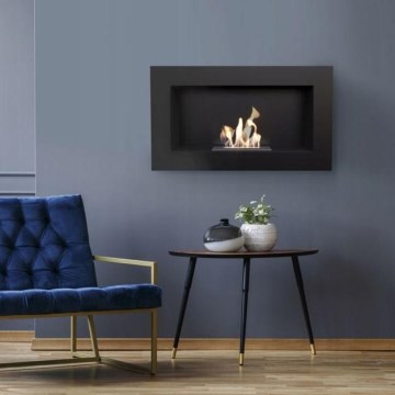 Kratki - Beépíthető BIO kandalló 37,4x64,8 cm 1kW fekete