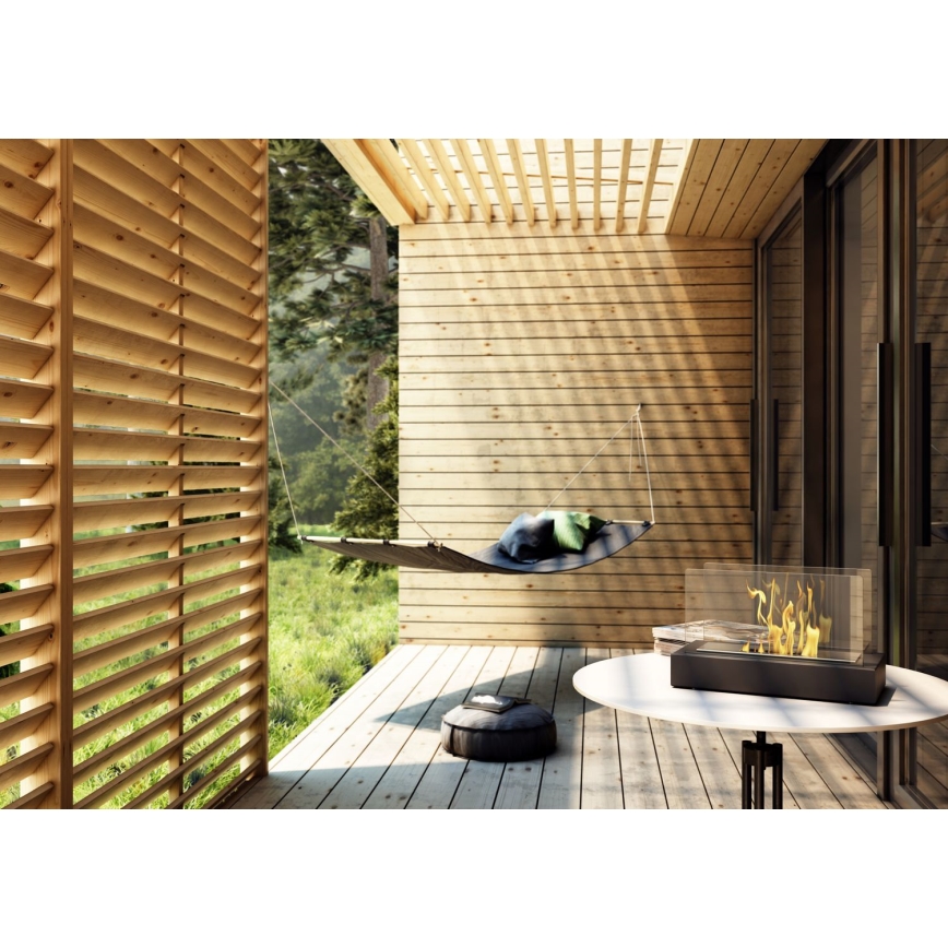 Kratki - BIO kandalló 21,8x35,4 cm 1kW fekete