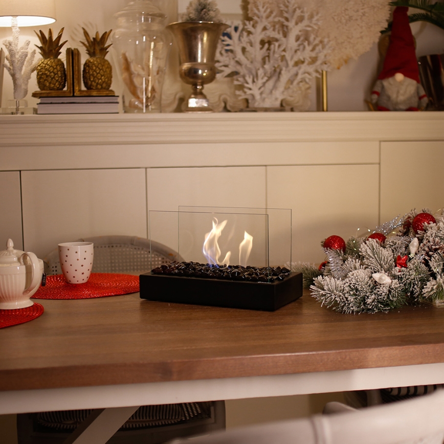 Kratki - BIO kandalló 21,8x35,4 cm 1kW fekete