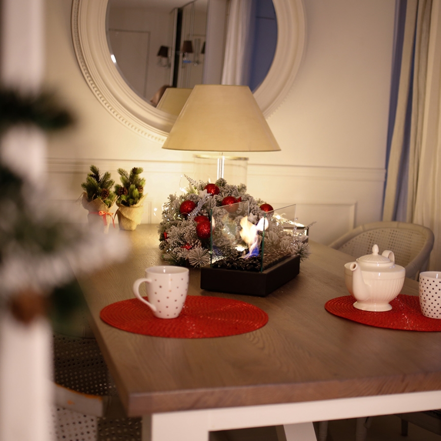 Kratki - BIO kandalló 21,8x35,4 cm 1kW fekete