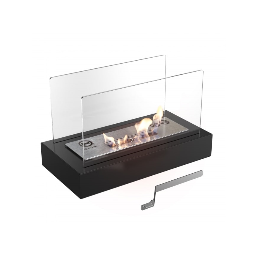 Kratki - BIO kandalló 21,8x35,4 cm 1kW fekete